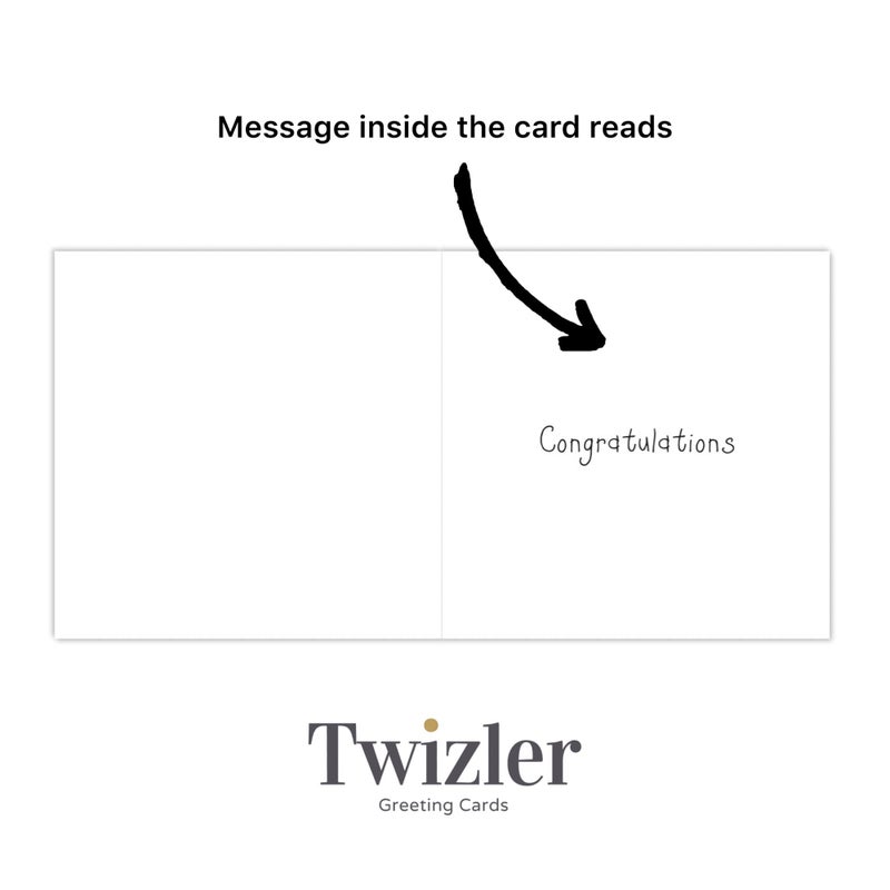 Twizler New Grandchild Greeting Card - Baby Panda - First Time Grandma, Grandpa, Grandparents Card - Congratulations Card - Unisex-Adults - Image 4
